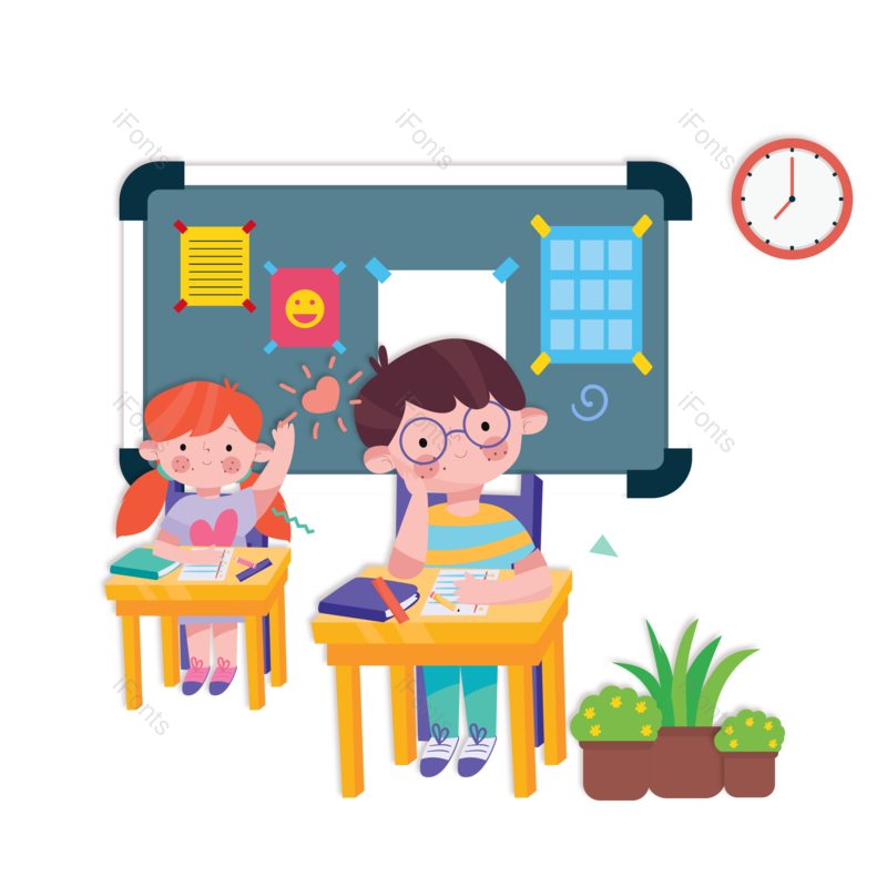 上学图片,开学季元素,孩子PNG,免抠素材